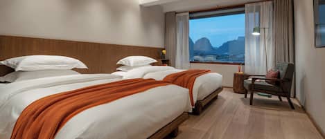 Classic Twin Room, City View | View from room