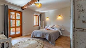 Chambre Triple Supérieure, vue parc