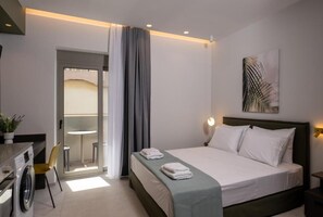 Monolocale Deluxe, balcone