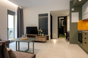 Appartamento Deluxe, balcone | Interni