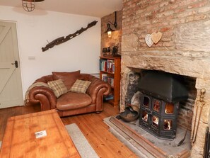 Fireplace - Bruno's Bothy, Belford, 2beds. (Belford)