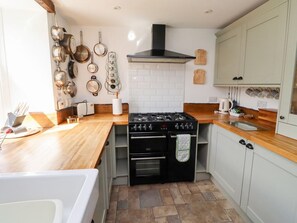 Dishwasher, high chair - Bruno's Bothy, Belford, 2beds. (Belford)