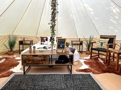 Off-Grid Bell Tent near the Bruce Peninsula in Tobermory, Ontario, Perfect for a Glamping Retreat