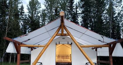 Gorgeous Glamping Tent in Alberta, Canada, Perfect for a Weekend Getaway