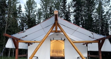 Gorgeous Glamping Tent in Alberta, Canada, Perfect for a Weekend Getaway