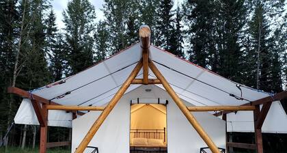 Gorgeous Glamping Tent in Alberta, Canada, Perfect for a Weekend Getaway