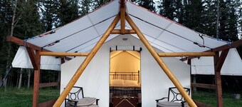 Gorgeous Glamping Tent in Alberta, Canada, Perfect for a Weekend Getaway