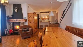Appartement, 3 chambres, vue jardin, côté jardin | Restauration