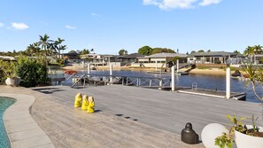 Pool - Crabpot Manor, waterfront home with many extras (Maroochydore)