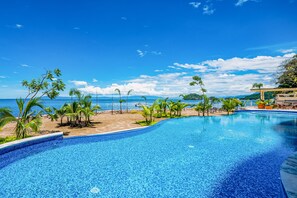 Pool - Sleek 9th-floor condo with wraparound balcony, ocean views & pool (Puerto Vallarta)