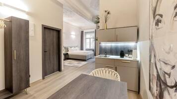 Deluxe-Suite, Stadtblick | Innenbereich