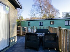 Terrace/patio - Lily Rose Lodge, Cumbria 2 bed (Windermere)
