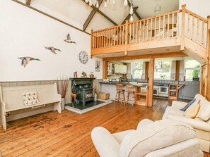 Living area - St. Marks School House, 2 dogs (Llandrindod)