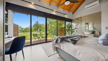 Rumah Mewah, pemandangan kebun