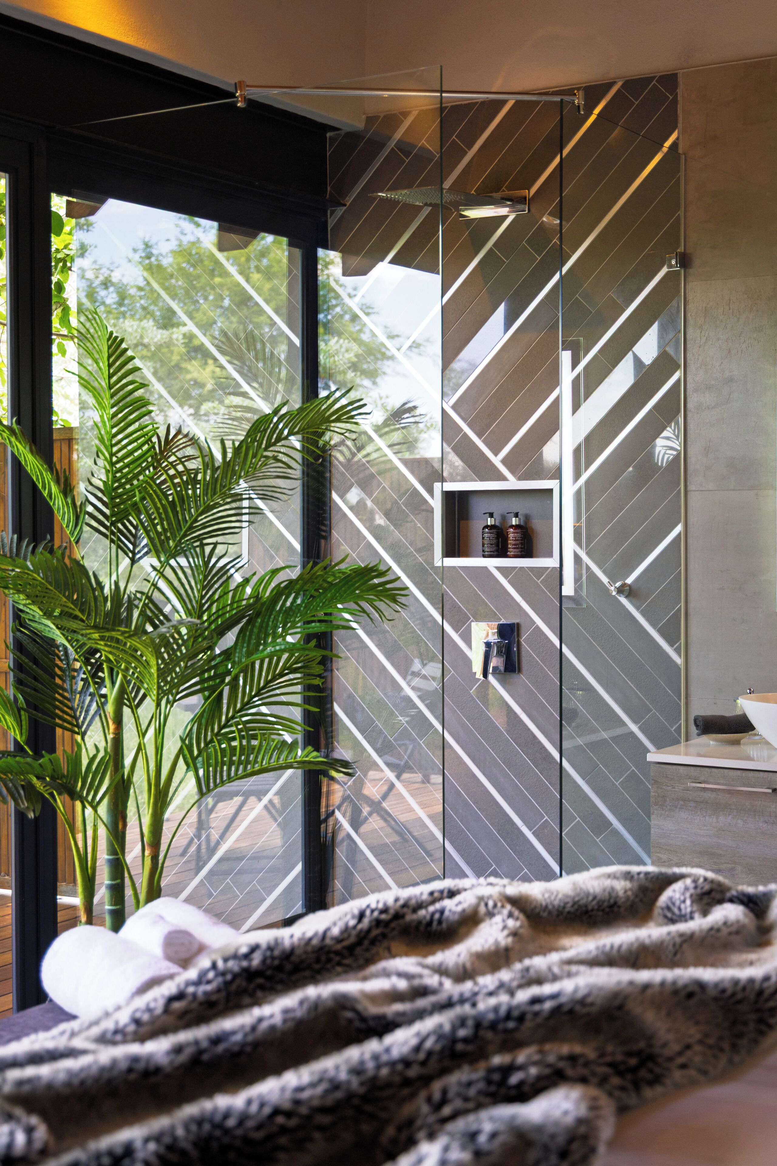 Luxury-Haus, Gartenblick | Badezimmer