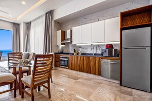 Fridge, microwave, oven, stovetop - Incredible ocean-view condo with amazing pool, pool spa & balcony (Puerto Vallarta)