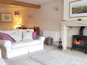 Fireplace - Stone Mouse Cottage, Bolton-By-Bowland (Clitheroe)