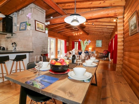 Dining. Rocksite, Perthshire, Scotland