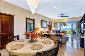 Interior - Beachfront dream retreat with pool, tennis & gym access - washer/dryer, AC (Puerto Vallarta)