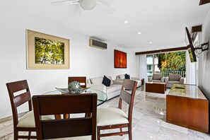 Living area - Spacious suite with wraparound terrace, rooftop infinity pool & resort amenities (Puerto Vallarta)