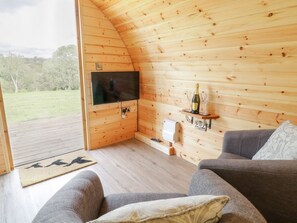 Living area - Embden Pod at Banwy Glamping, Llanfair Caereinion (Welshpool)
