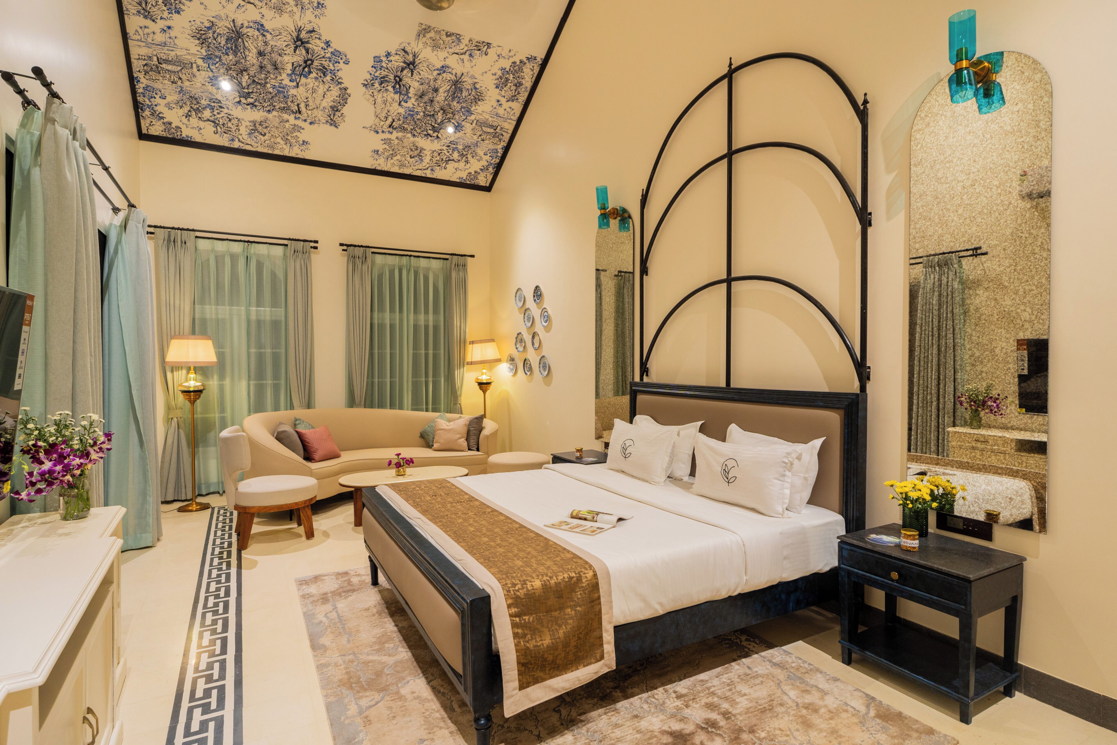 Luxury Villa, Balcony, Garden View | In-room safe, iron/ironing board, free WiFi