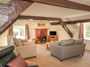 Fireplace - Upper Barn Cottage, Wootton Courtenay (Minehead)