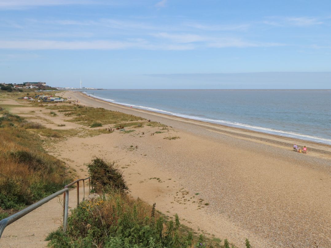 Vlak bij het strand