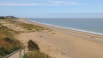 Vlak bij het strand