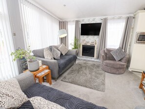 Living area - A and C Lodge, in Armathwaite. (Carlisle)