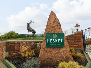 Exterior detail - A and C Lodge, in Armathwaite. (Carlisle)