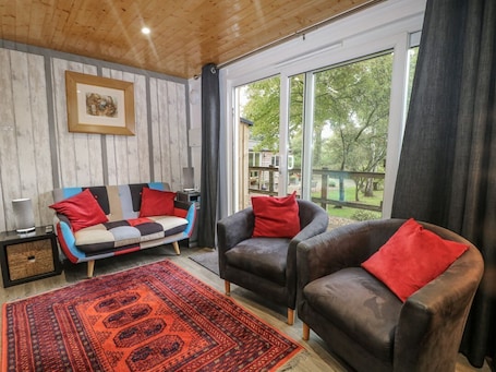 Living area. Harvest Lodge, Bolney