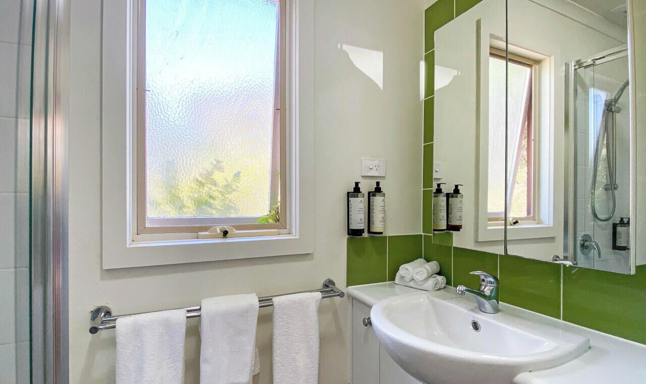 Hair dryer, towels