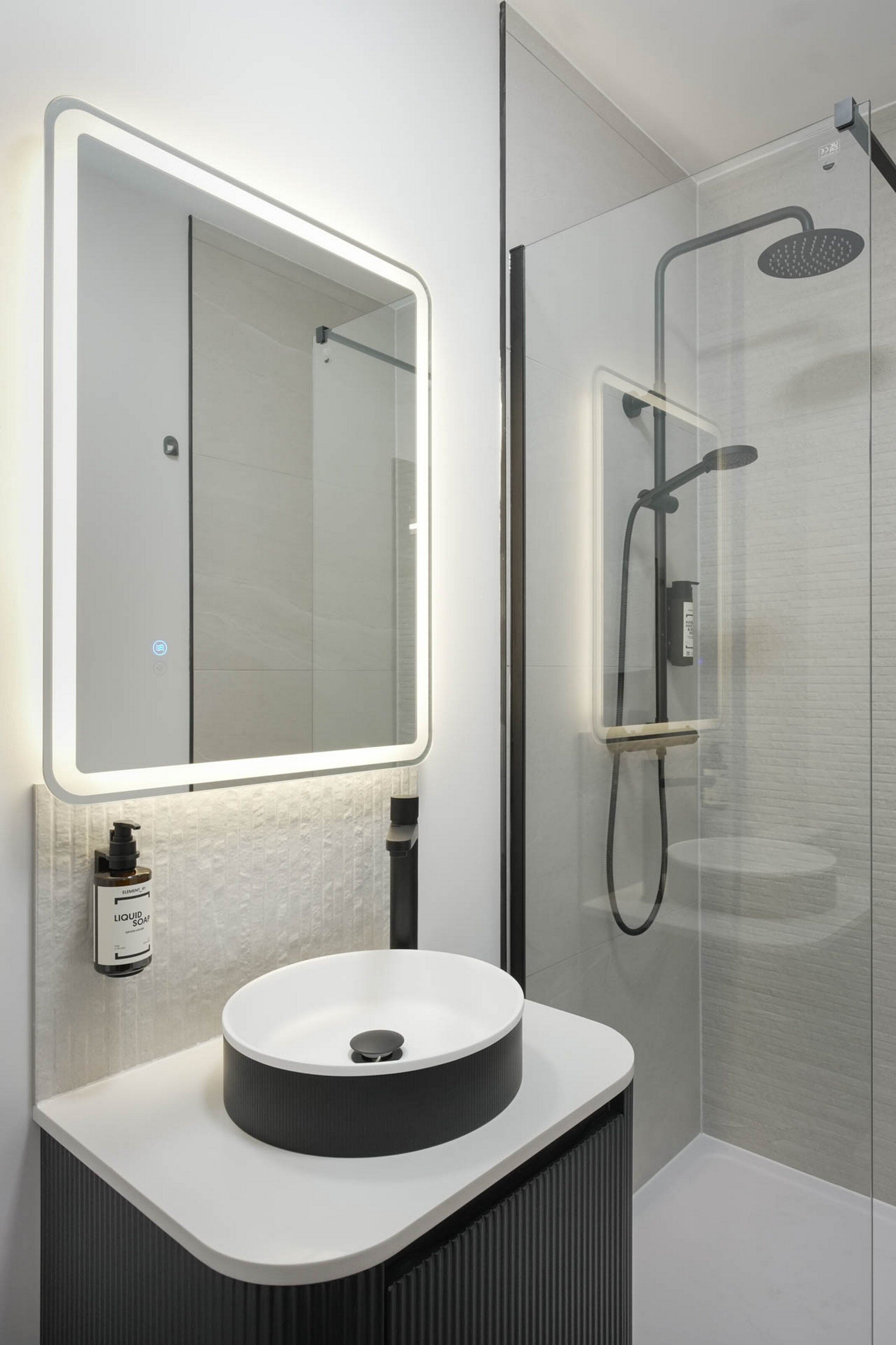 Shower, hair dryer