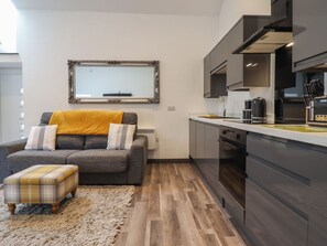 Living area - Bryn Eglwys Barn is near Tywyn (Tywyn)