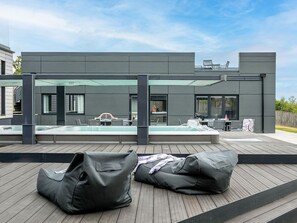 Outdoor dining - Huxham View and Annex, Stoke Canon (Exeter)