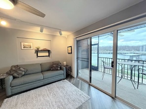 Condo, 1 Queen Bed with Sofa bed, Balcony (Harbor Hideout) | Living area