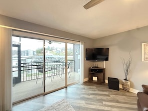 Condo, 1 Queen Bed with Sofa bed, Balcony (Harbor Hideout) | Living area