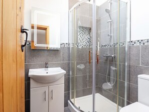 Shower - Charming Ty Gwyn Cottage Retreat in Llangwm (Corwen)