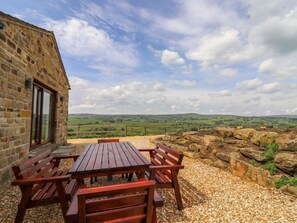 Outdoor dining - Moorbottom Stables, Barkisland (Halifax)
