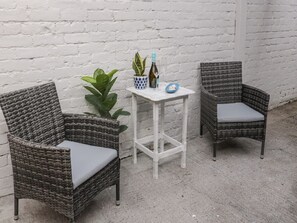 Terrace/patio - 18 Acklington Road is in Amble (Morpeth)