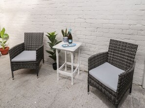 Terrace/patio - 18 Acklington Road is in Amble (Morpeth)