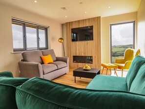 Living area - Mynydd Y Glyn Lodge, in Powys. (Llanfyllin)