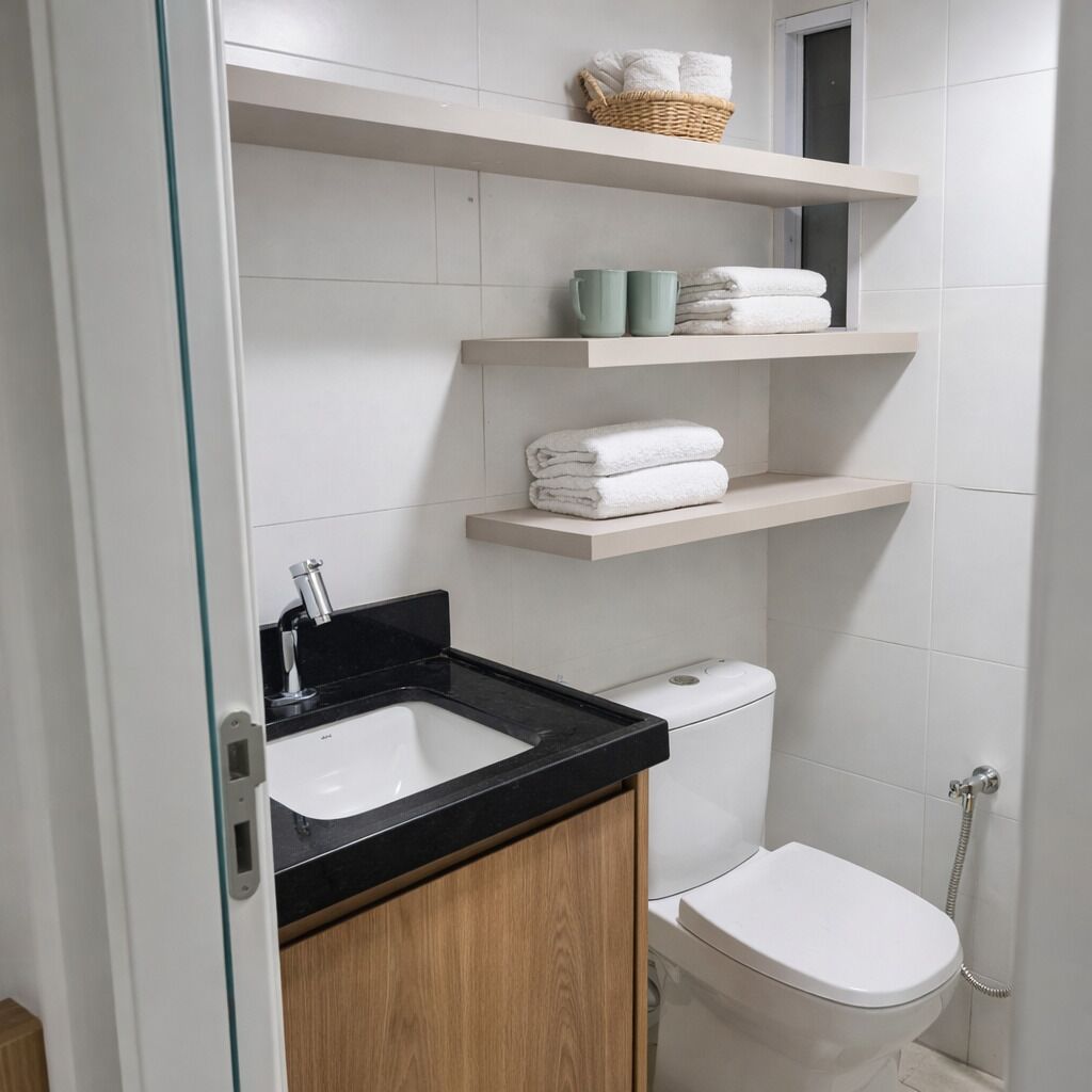 Hair dryer, towels