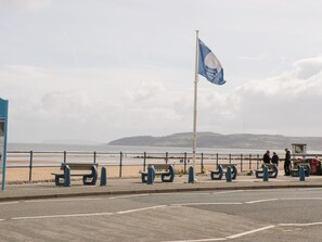 Vlak bij het strand