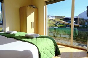 Iron/ironing board, WiFi, bed sheets - Bungalow with Sea & Mountain Views I Huge Decking (Downings)