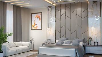 Chambre Familiale, vue ville