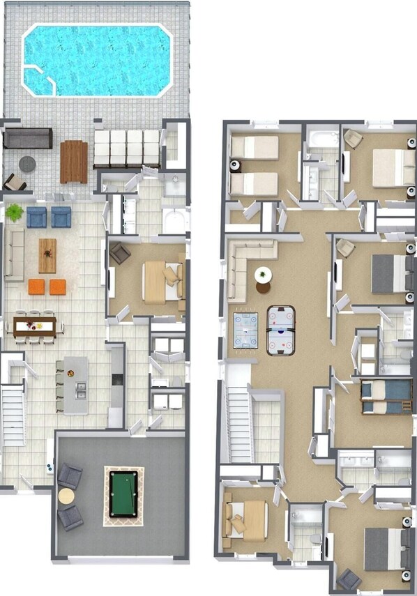 Floor plan - Belle's Private Retreat (Davenport)