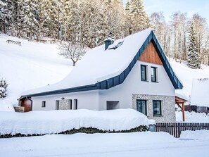 Exterior - Wonderful private villa for 12 people with hot tub, WIFI, patio, pets allowed and panoramic view (Dvůr Králové Nad Labem)