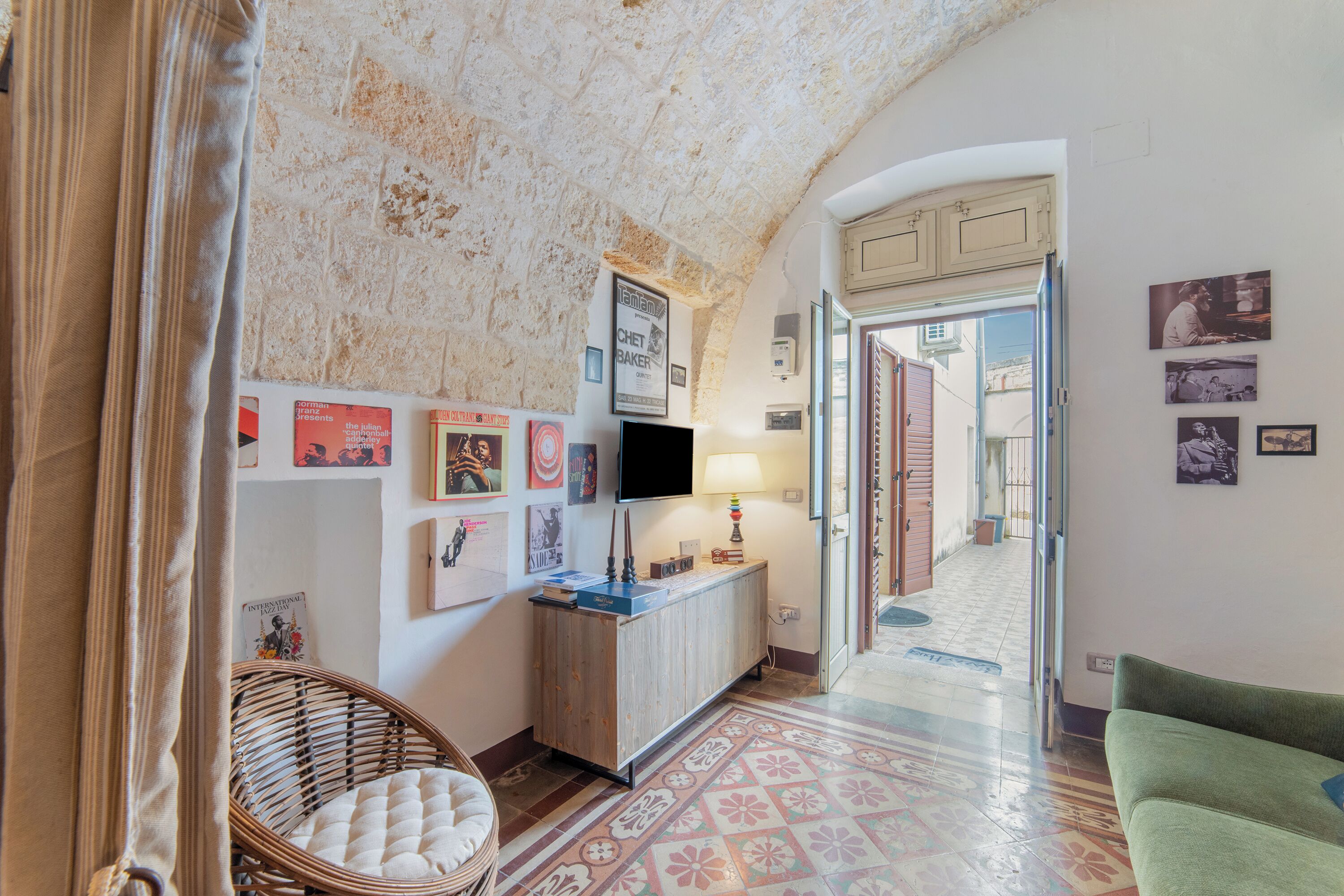 Standard-Apartment, 2 Schlafzimmer, Klimaanlage (Jazzy House In Historic Centre) | Wohnbereich